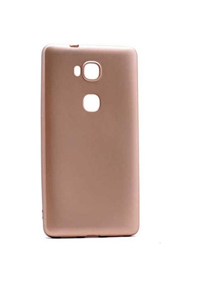 Huawei Gr5 İle Uyumlu Kılıf Gold Premier Silikon  Esnek İnce Geliştirilmiş Dayanıklı Darbe Karşıtı Koruyucu Yeni Tasarım Huawei Gr5, Gold Sku: Zeusb09x4gfbg5