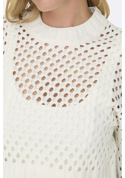 Only Onlsmılla Short Pullover L/s Knt Noos Bej Bej