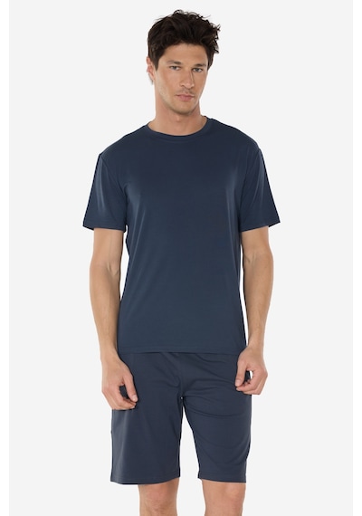 Malabadi Erkek Füme Bisiklet Yaka Micro Modal Extra Yumuşak Şortlu Pijama Takımı 6031 Malabadi Erkek Füme Bisiklet Yaka Micro Modal Extra Yumuşak Şortlu Pijama Takımı 6031