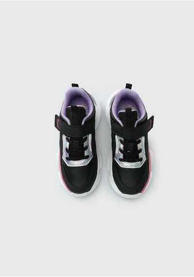 Pepino 1728 Siyah-lila Sneaker Siyah