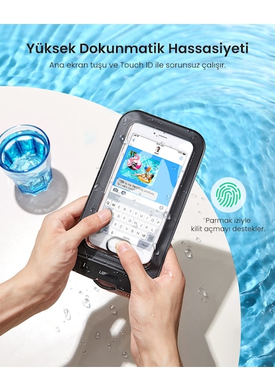 Ugreen Su Geçirmez Telefon Kılıfı Şeffaf, 60959 Şeffaf