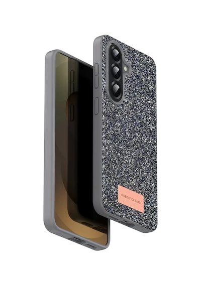 Onegif Samsung Galaxy A17 5g Bright Simli Kapak - Gümüş