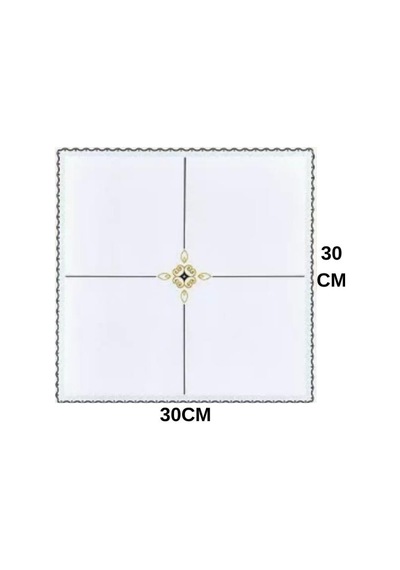 10 Adet 30x30cm Işıltı Modern Desen Köpük Yapışkanlı Mutfak Banyo Wc Duvar Paneli Kağıdı Cyczt00216 Sarı