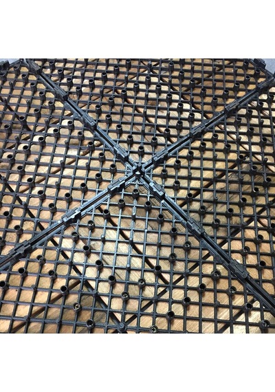 30x30cm Plastik Izgara Kenarından Geçmeli - Çok Amaçlı Kilitli Plastik Zemin Izgarası - Nemden Koruma Izgarası - Diğer