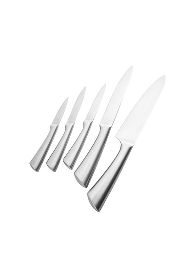 Karaca Retroway 6 Parça Bıçak Seti Silver Silver