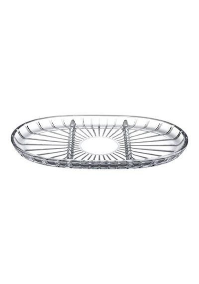 Paşabahçe Elegant Oval Servis Tabağı 16.3 X 27.8 Cm 2 Adet Çok Renkli