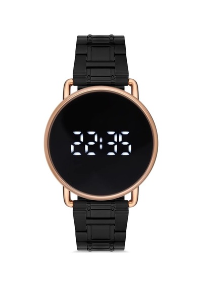 Ferro Siyah Çelik Kordon Erkek Kol Saati F11064a-r 3 Atm Su Geçirmez 2 Yıl Garantili Hediye Paketli Rose Gold