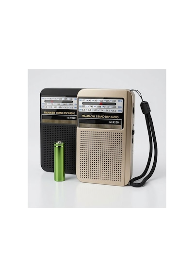 Şarj Edilebilir 3 Band Dsp Radyo - Fm/am/sw Taşınabilir Cep Radyosu Uzun Pil Ömrü
