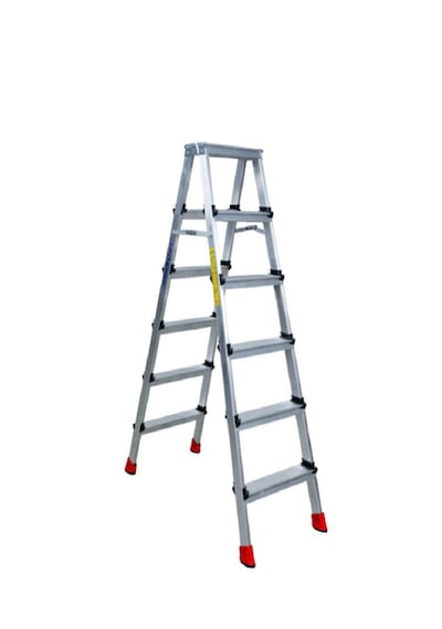 6+6 Çift Çıkışlı Premium Alüminyum Merdiven 20x50 Çok Amaçlı/pratik/kolay 130