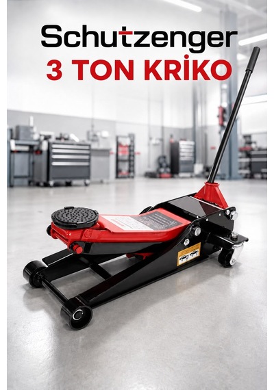 3 Ton Kriko Ağır Hizmet Tipi Sanayi Kriko Güçlendirilmiş Çift Pistonlu 3 Yıl