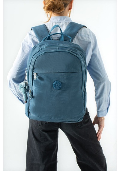 Ultra Hafif Çok Cepli Orta Boy Sırt Çantası Mavi Model: 571-3k