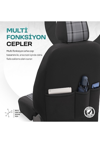 Otom Gti Sports Design Ekstra Destekli Oto Koltuk Kılıfı 553166328