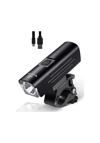 Parlak Bisiklet Işığı 1300 Lümen Usb Şarj Edilebilir Bisiklet El Feneri Mtb Yol Bisikleti Led Işık Su Geçirmez Bisiklet Güvenlik Lambası Siyah
