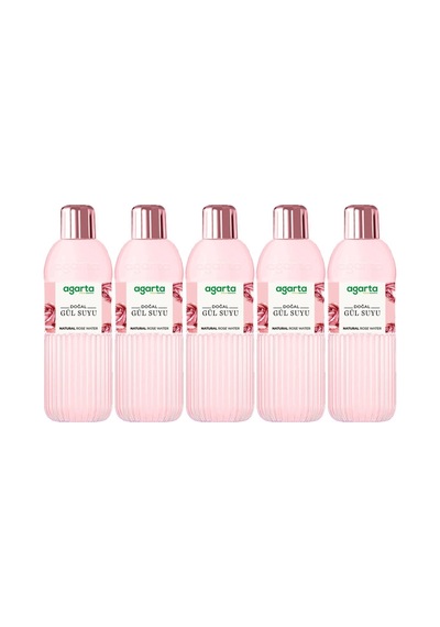Agarta Doğal Gül Suyu 400ml 5 Li Set