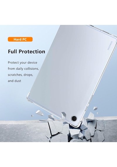 Samsung Galaxy Uyumlu Tab A11 Plus 11inç X230 Kılıf Darbelere Dayanıklı Şeffaf Kapak X235 X236b Kılıf