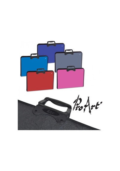 Proart 37x54cm Resim/proje Çantası Kırmızı / 007 Mavi