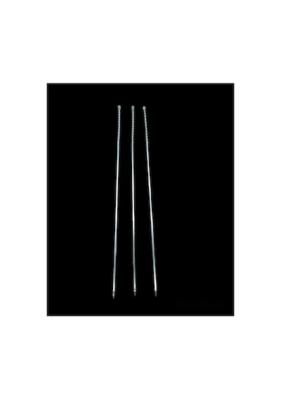 Burgulu Kuşbaşı Şişi - Metal - Kalın Kare - 50 Cm Çok Renkli