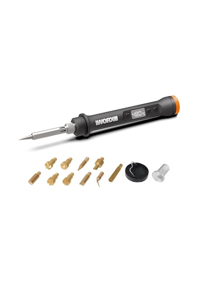 WORX WX744.9 MAKERX 20Volt Profesyonel Dijital Lehim Tabancası +