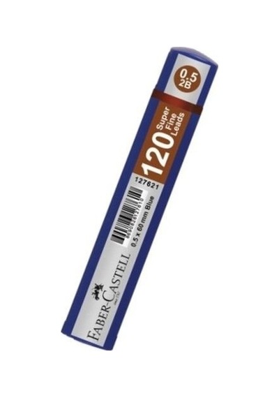 Faber Castell Grip Min 0.5 2B 60Mm. 120'li Mavi Tüp