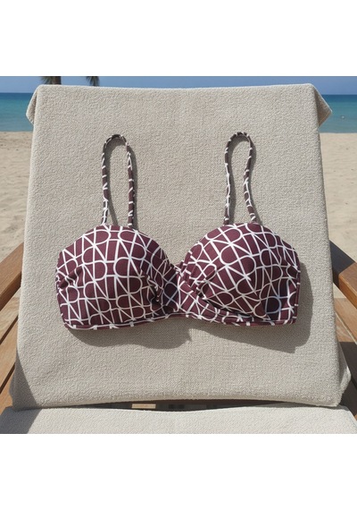 Bonbon Kadın Plaj Giyim Kahverengi Askılı Balenli Desteksiz Dolgusuz Bikini Üst Bb2580 Çok Renkli Bonbon Kadın Plaj Giyim Kahverengi Askılı Balenli Desteksiz Dolgusuz Bikini Üst Bb2580 Çok Renkli