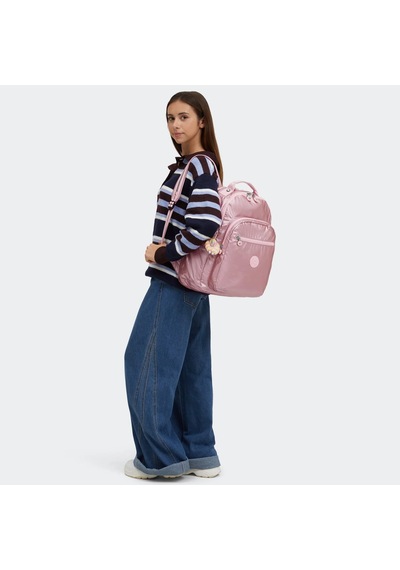 Kipling Kız Çocuk Okul Çantası 2'li Set Çanta Ve Kalemlik Kpsetkpkı713502 - Pembe