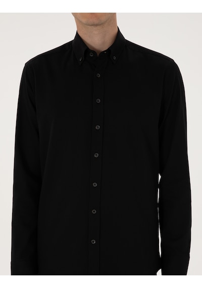 Pierre Cardin Erkek Siyah Gömlek Desenli 50311308-vr046 Siyah