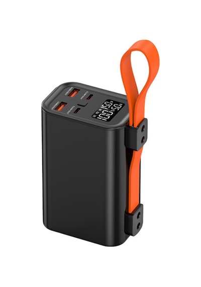 Powerbank 100w Hızlı Şarjlı 30.000 Mah Powerbank Çoklu Portlu Taşınabilir Şarj Cihazı-1756 Siyah