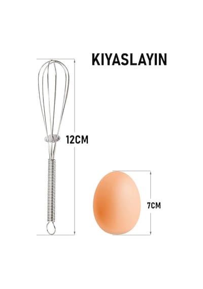 Sciacca Mini Çırpıcı Çelik 2 Adet Sarı