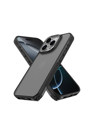 Apple iPhone Uyumlu 16 Pro Max Kılıf Elegant Kapak - Siyah Bzsxx00 1