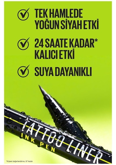 Maybelline New York Tattoo Liner Ink Pen - Matte Black