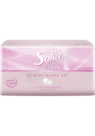 4 Adet Sofia Skin Love Pudra Mendil 100 Lü
