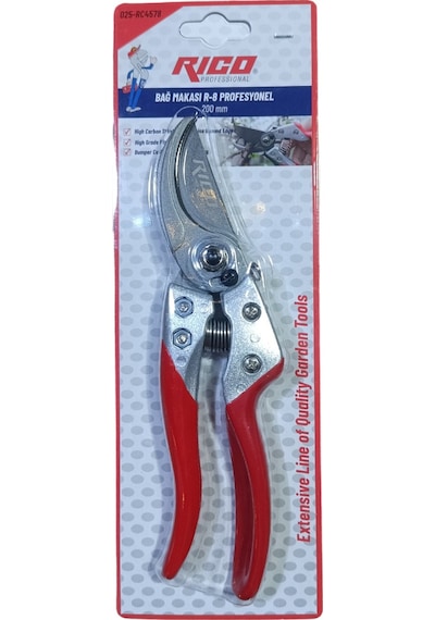 Rico R-8 Profesyonel Bağ Makası 200 Mm 025-rc4578