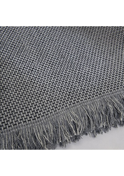 Curly Çift Kişilik Battaniye Siyah Gri 200x220 Cm Diğer