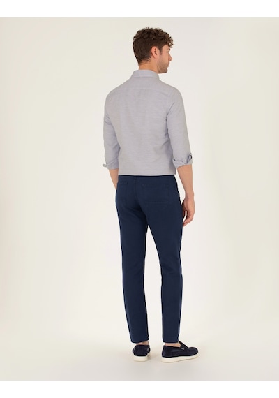 Pierre Cardin Erkek Lacivert Kanvas / Chino Pantolon 50268095-vr033 Lacivert