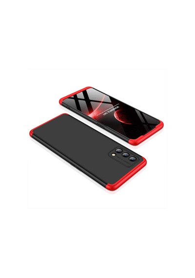 Oppo A74 4g Kılıf Zore Ays Kapak Siyah-Gri