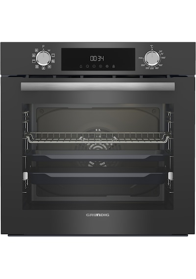 Grundıg GEBM 12302ZG 72 LT Ankastre Fırın Gri