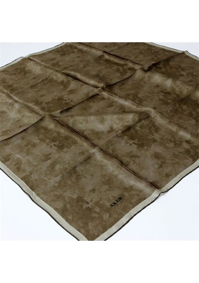 Aker İpek Krep Saten Eşarp Sezonsuz - 7208701 - Renk-354 Çok Renkli
