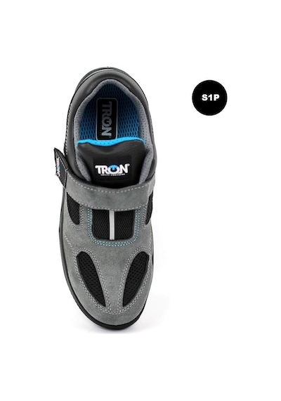 Tron A20 Sport S1p Kat Süet Kompozit Burun İş Ayakkabısı-12442 Gri