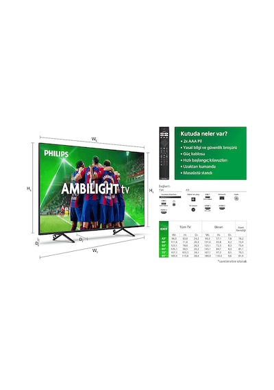 Philips 55PUS8309/62 55" 4K Ultra HD Ambilight Smart LED TV