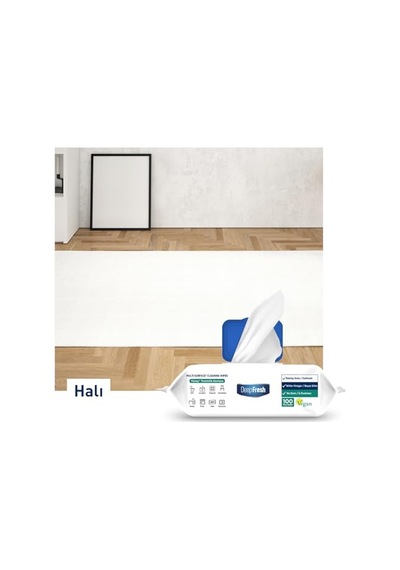 Deep Fresh Deepfresh İz Bırakmaz Yüzey Temizleme Havlusu, Beyaz Sabun Kokulu 100 Yaprak Açık Bej