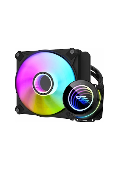 Aigo Dx120 V2.6 Argb 120mm Am5/1700p Siyah İşlemci Sıvı Soğutucu