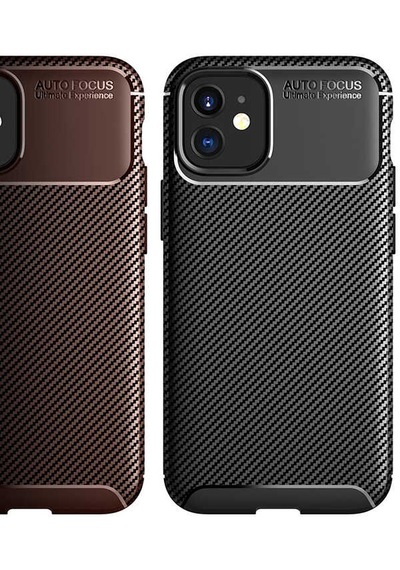 Apple Uyumlu iPhone 12 Kılıf Zore Negro Silikon Kapak Siyah