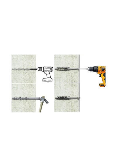 Ağır Yük Dübeli Vidasız Ø10x140mm 25 Adet
