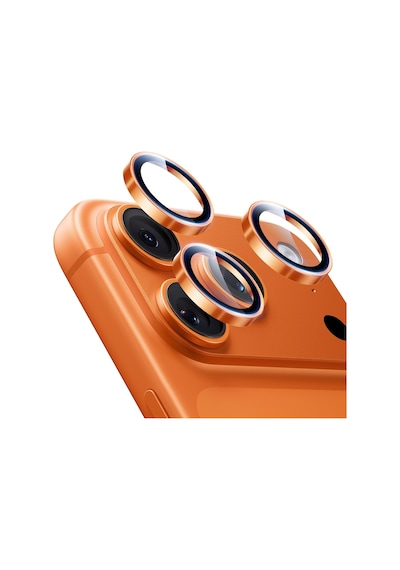 İphone 17 Pro Max/17 Pro Kamera Lens Koruyucu, 1 Paket, Turuncu