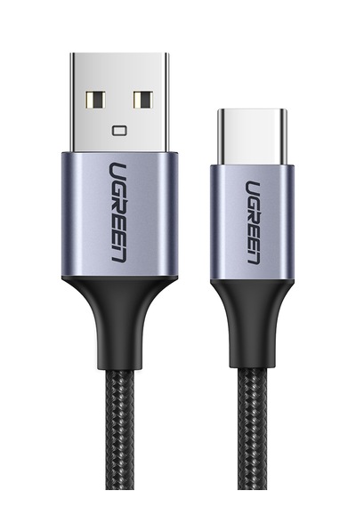 Ugreen 60125 Usb-c To Usb-a 3a Qc Örgülü Hızlı Şarj Kablosu 0.5 Metre