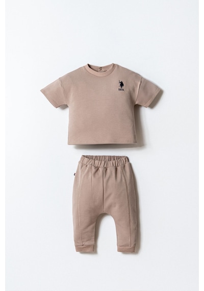 U.s. Polo Assn. Erkek Bebek Kahverengi Takım 5274-50026 kahverengi