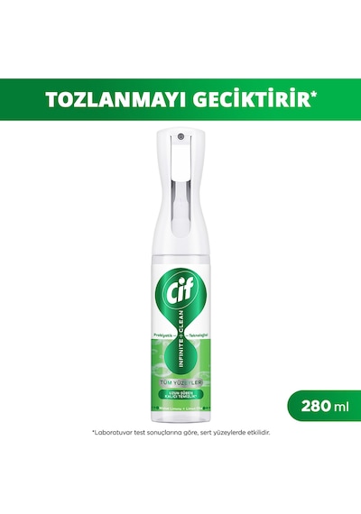 Infinite Clean Doğal Probiyotikli Anti Toz Yedek Şişe İçin Misket Limonu & Limon Otu 280 Ml X2 2'li Set