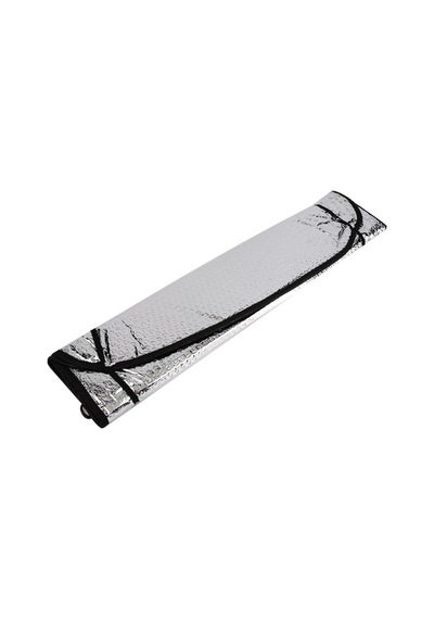 Metalize Ön Cam Oto Güneşlik Büyük 140x70cm Gri Altın