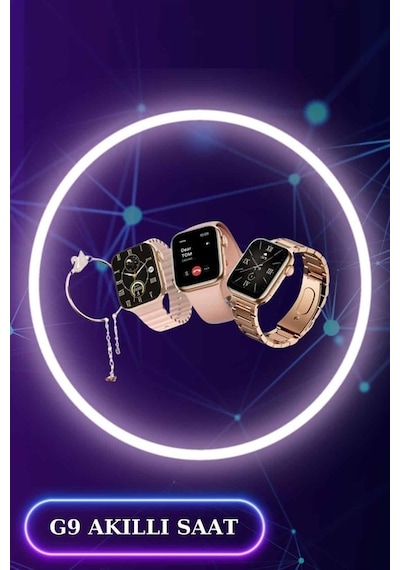 3 Kordonlu Dokunmatik Ekran Akıllı Saat Ve 2.nesil Kablosuz Bluetooth Kulaklık Anc/enc 3 Kordon