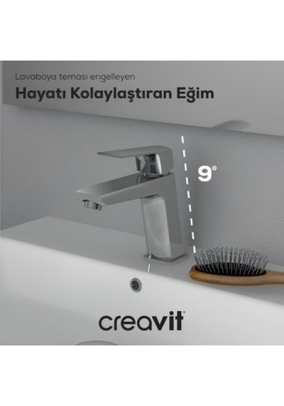 Creavit Slope Krom Lavabo Bataryası 12 Izgara